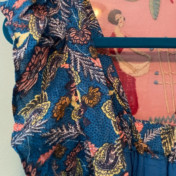 Knox Rose Blue Floral Midi Dress - Picture 5 of 5